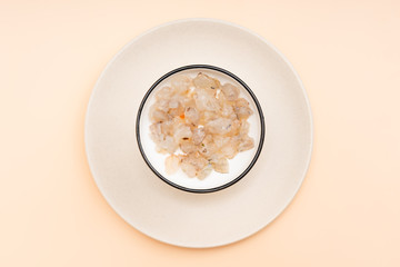 Shredded Shrimps in Chinese Tableware