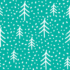 Obraz premium Spruce, Christmas Tree and Snow. Celebration