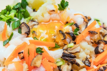 Filling for making Chaoshan potato rolls