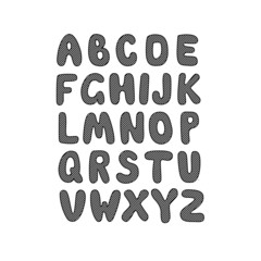 Stylized Latin letters in the alphabet