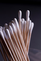 cotton swabs close-up, 430