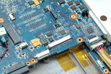 Electronic circuit board in computer