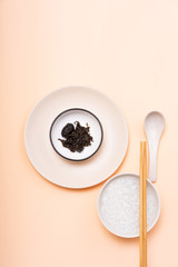 Chinese Chaoshan Breakfast White Congee Side Dish