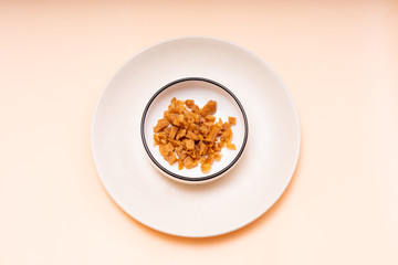 Chinese Chaoshan Breakfast White Congee Side Dish