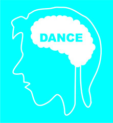 Big Data and Brain graphic design vector art