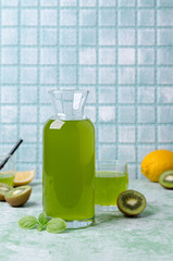 Fruit drink in glass