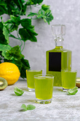 Fruit drink in glass