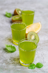 Fruit drink in glass