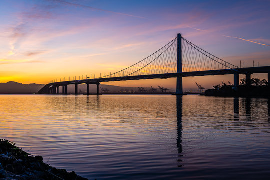 Sunrise From Treasure Island, San Francisco.