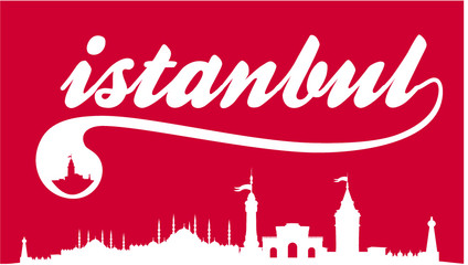 istanbul city graphic graphic design vector art