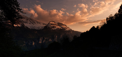 Brunig Pass on the way to Interlaken, Switzerland