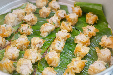Shrimp chinese steamed dumpling