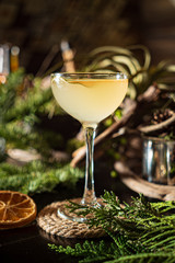 tasty cocktail in the bar