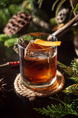 tasty cocktail in the bar