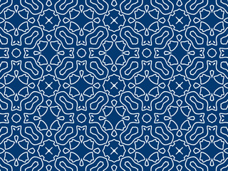 Pattern Background with Blue Texture