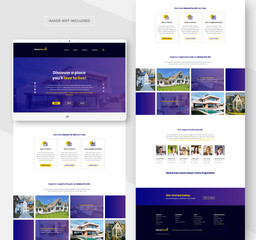 Clean real estate web template for multipurpose business website