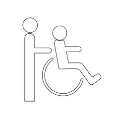 wheel chair logo