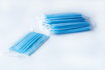 protective masks are on the table, protection during the coronavirus pandemic