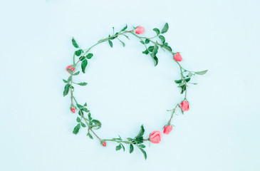 Flower invite card for wedding, save date, thank you, business.