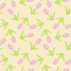 Seamless Pattern With Floral Motifs able to print for cloths, tablecloths, blanket, shirts, dresses, posters, papers.