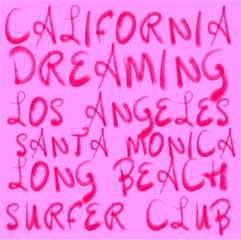 California tshirt graphic design vector art