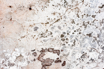 Texture of a concrete wall with cracks and scratches which can be used as a background
