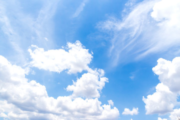blue sky with clouds