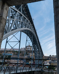 Dom Luis I Bridge in Porto