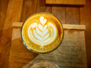 coffee cup latte art