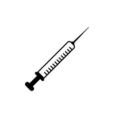 Syringe icon design template vector isolated illustration