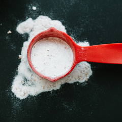 Set of measuring cups or measuring spoons use in cooking