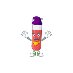 Sweet fairytale of red test tube Elf cartoon character