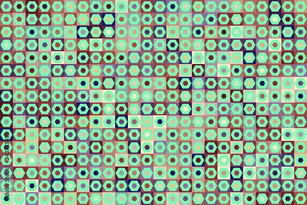 Poster abstract vector pattern design in geometric flat style for web banner, business presentation, brandi