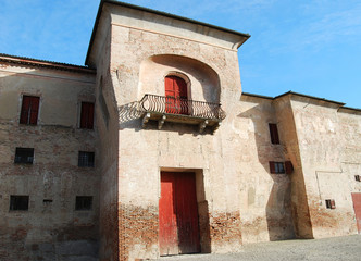 The ancient Rangoni fortress (1210). Rocca Rangoni. Spilamberto, Italy
