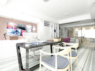 3d rendering of home interior