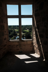 View from the window from Château de Saint-Germain-de-Confolens
