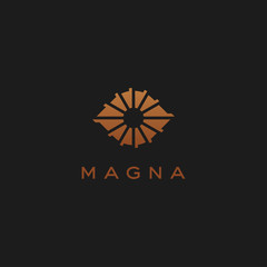 Creative eye logo design vector template