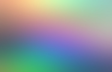 Rainbow colorful gradient defocus pattern. Holographic blur background.