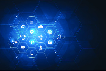 health care and science icon pattern medical innovation concept background vector design.