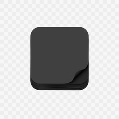 Paper App Icon with Curled Corner