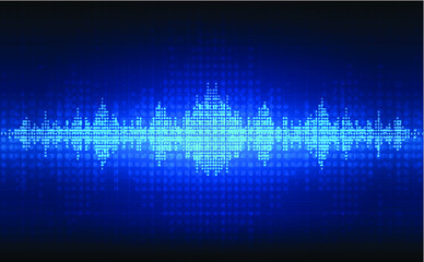 abstract motion sound wave line. vector illustration design background