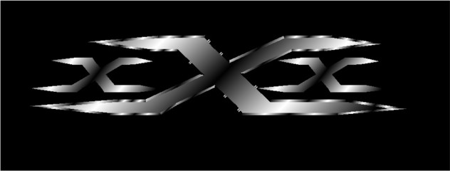 xxx video icon print embroidery graphic design vector art