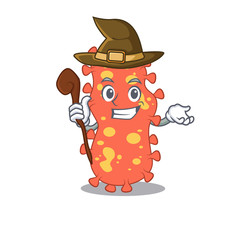 Bacteroides sneaky and tricky witch cartoon character