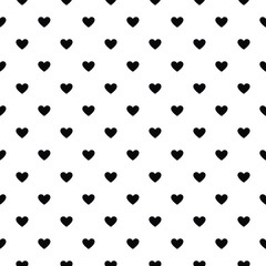 Simple hearts pattern design
