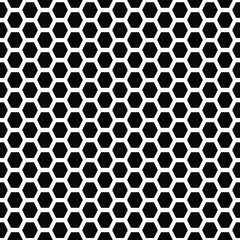 Closed honeycomb pattern design vector