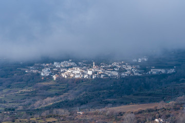 Obraz premium village in the Sierra Nevada mountains (Spain)