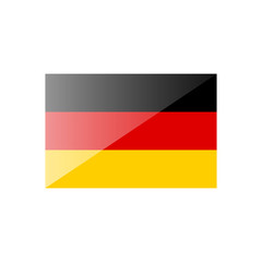 National flag of Germany. Vector illustration.