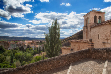 Fototapeta na wymiar View from the San Miguel church, Cuenca Spain