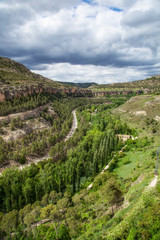 Fototapeta na wymiar View to the Jucar valley, Cuenca, Spain