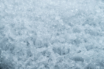 Obraz premium snow and ice texture closeup